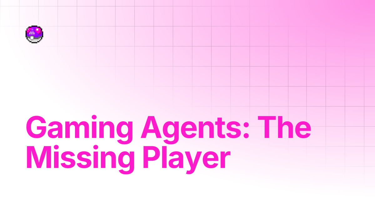 Gaming Agents: The Missing Player | Pokemind